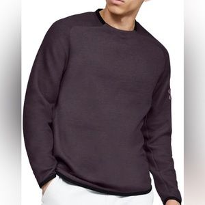 Under Armour Mens Purple Move Light Crew ColdGear Tee Sweatshirt 3XL 1346652 520